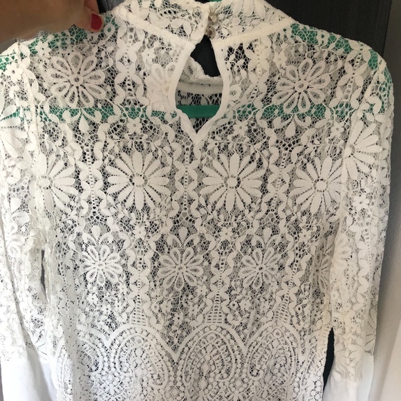 white lace blouse - Picture 2 of 4